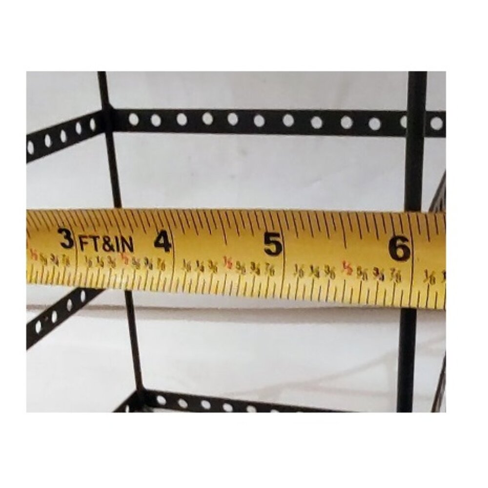 Square Black Metal Jewelry Display Organizer Rack 12x6x6 - Picture 5 of 5